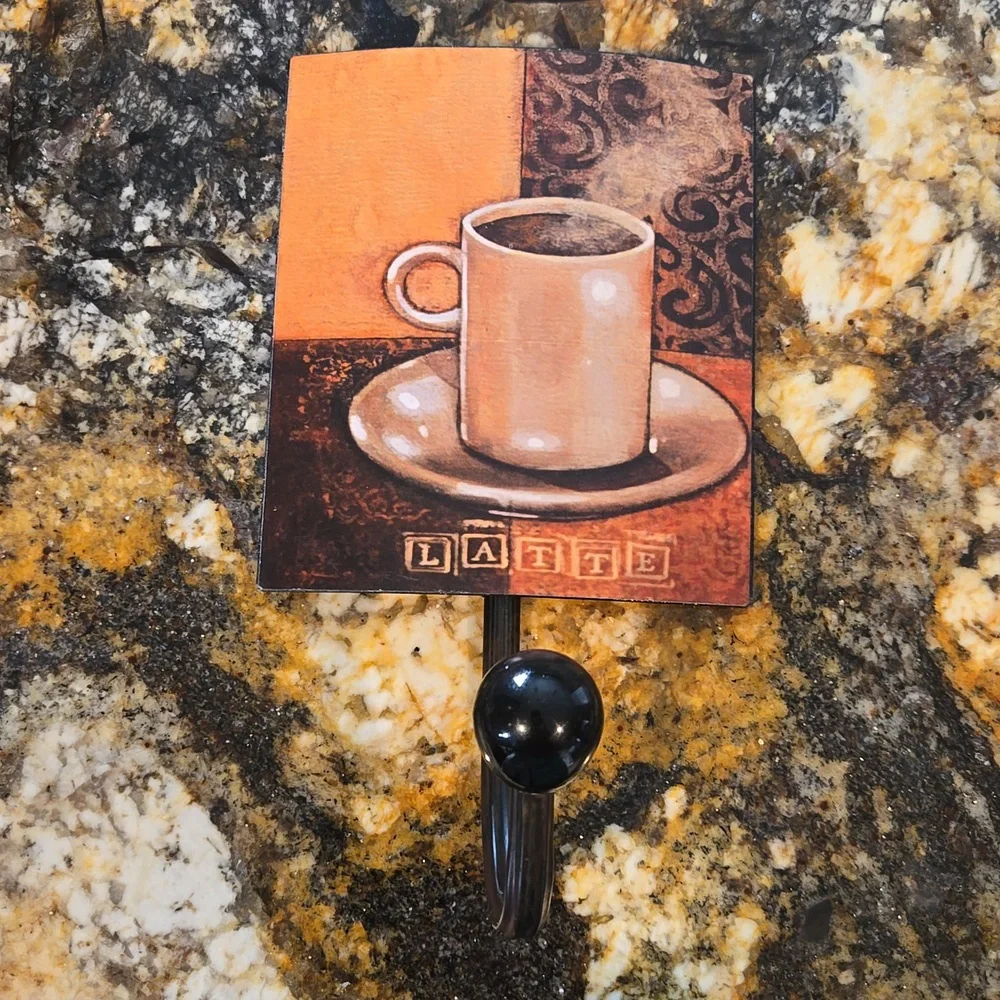 2 Brand New Norman Wyatt Coffee Wall Hangers